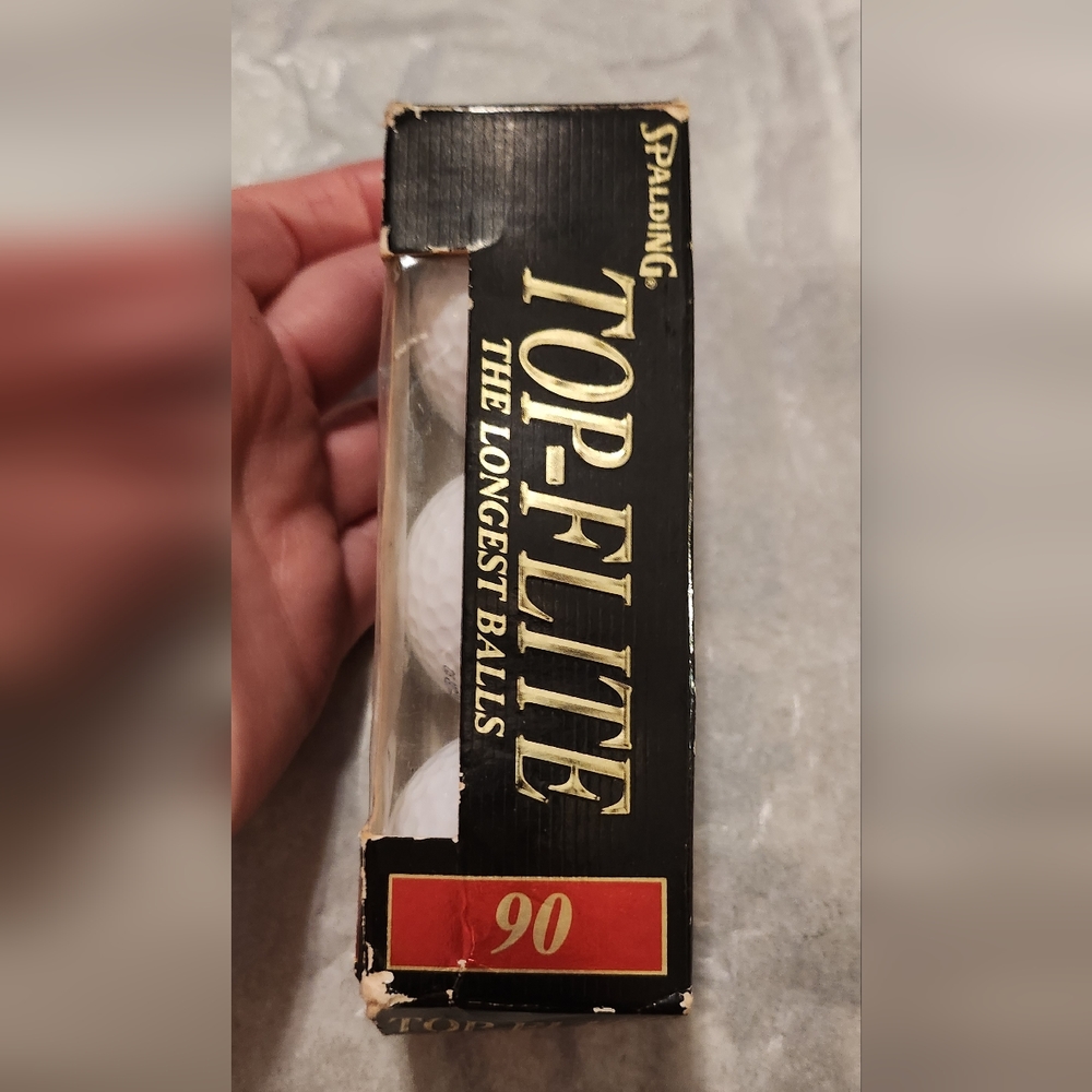 VINTAGE Top Flite 90 Golf Balls Made in USA NWT